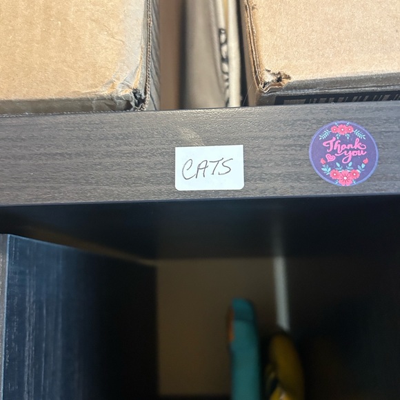 Vintage Egyptian Hand-Blown Blue Glass Perfume Bottle With Gold Accents - Picture 10 of 10